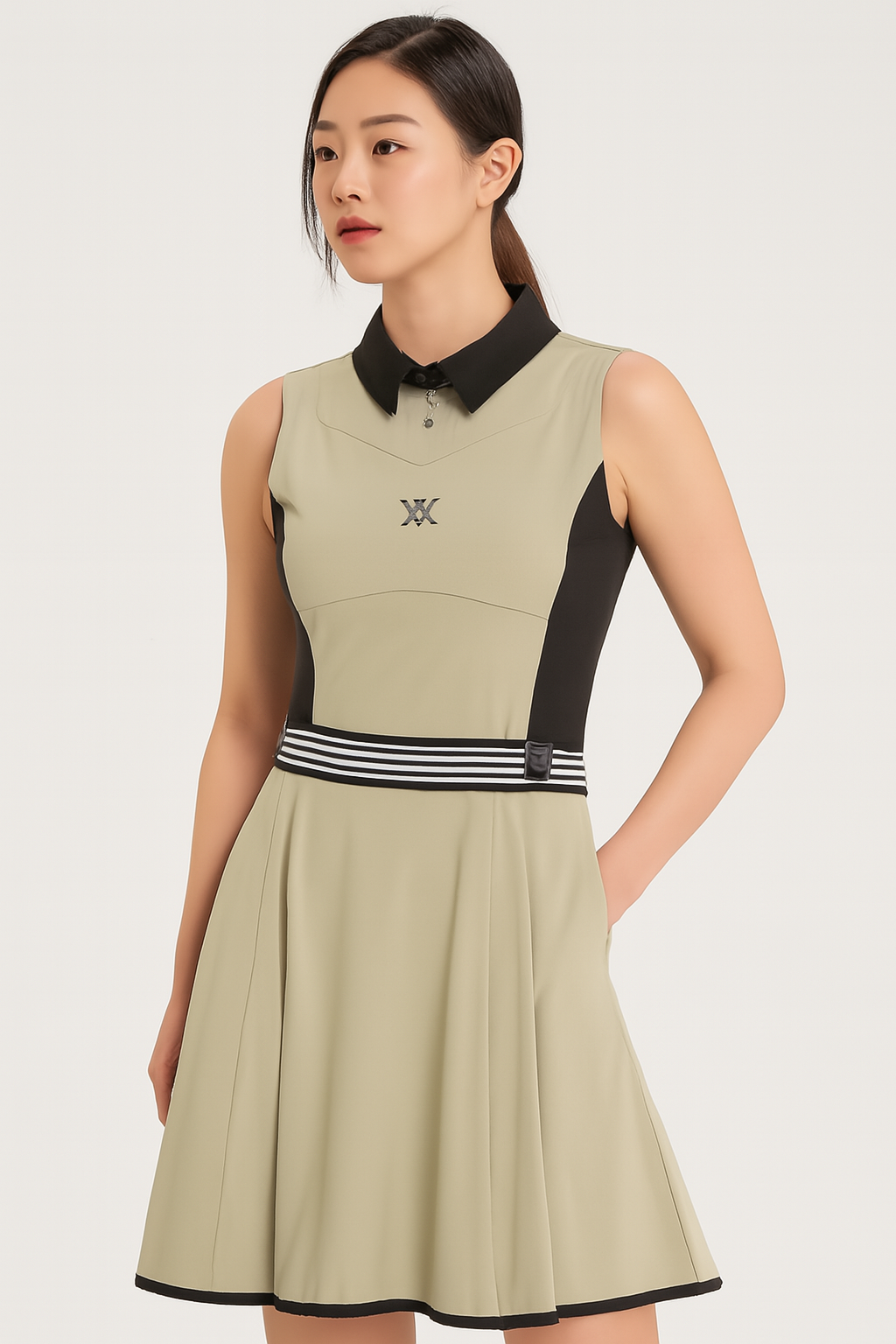ANEW Golf: Women Sleeveless Flare One Piece – Black | Price Includes Shipping & VAT