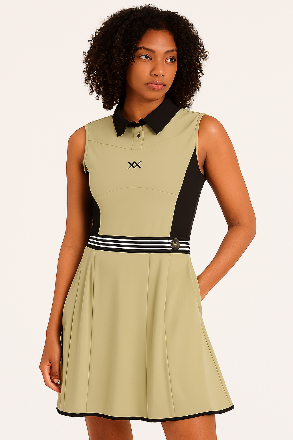 ANEW Golf: Women Sleeveless Flare One Piece – Black | Price Includes Shipping & VAT