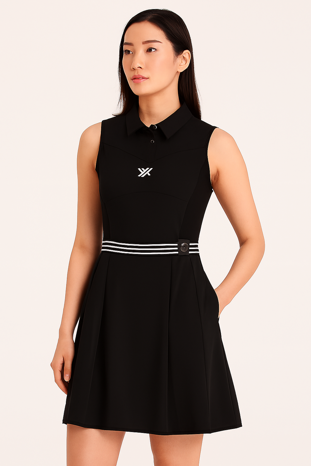 ANEW Golf: Women Sleeveless Flare One Piece – Black | Price Includes Shipping & VAT