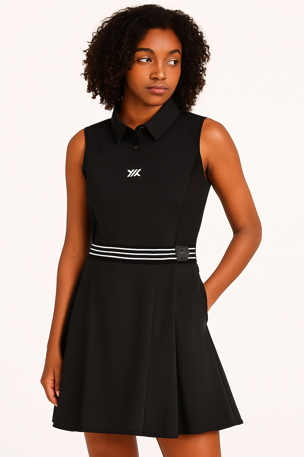 ANEW Golf: Women Sleeveless Flare One Piece – Black | Price Includes Shipping & VAT