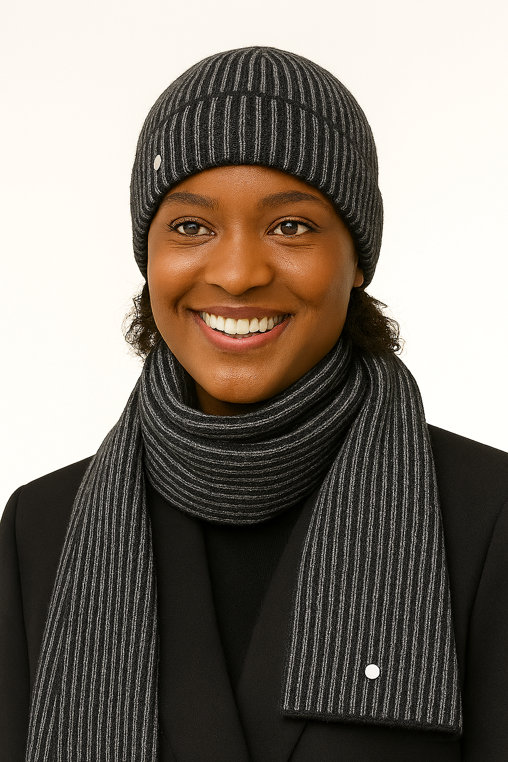 Hugo Boss Winter Essentials – Women's Scarf & Hat Bundle
