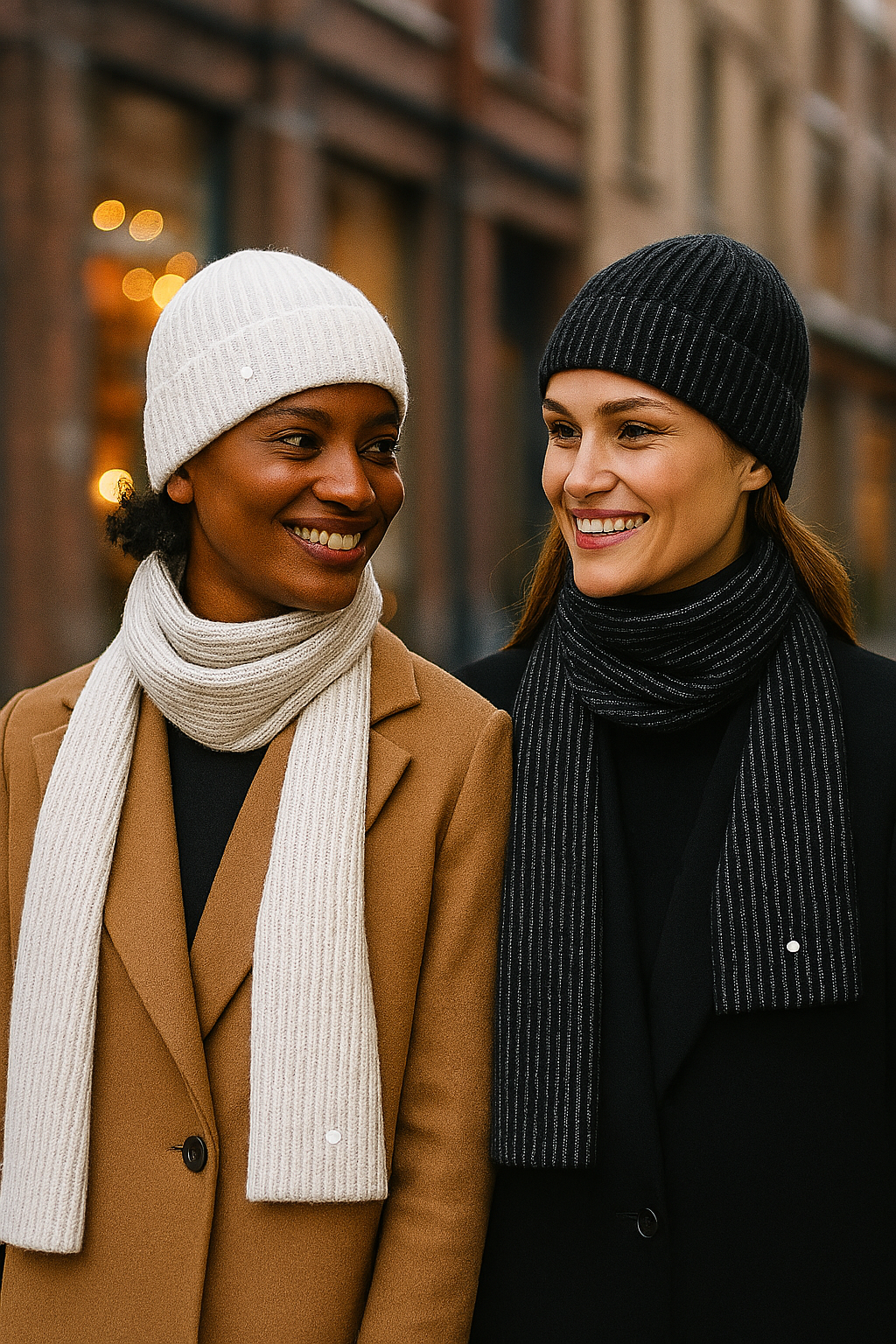 Hugo Boss Winter Essentials – Women's Scarf & Hat Bundle