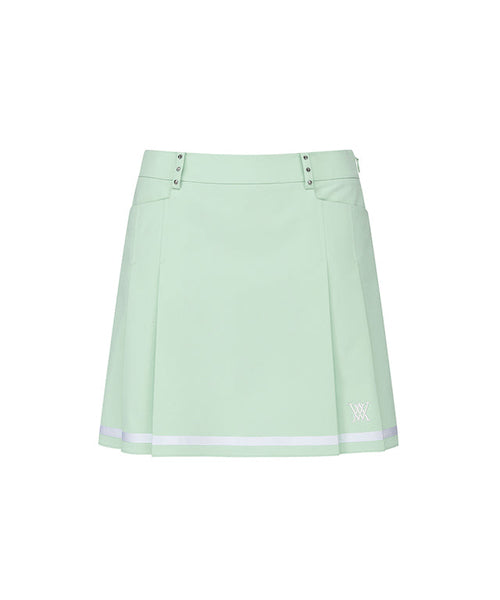 ANEW Golf Women’s Half Pleats Under Line Point Skirt – Light Green | Includes Shipping & VAT