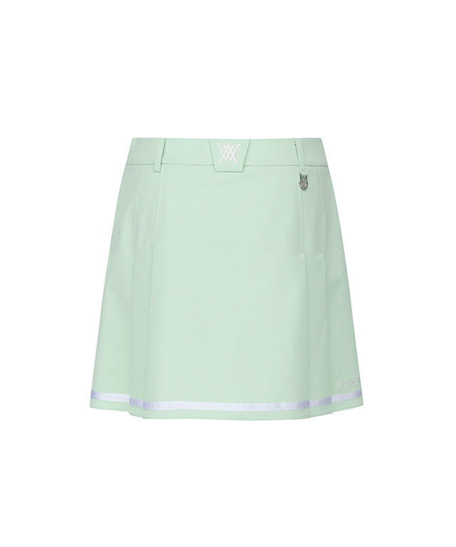 ANEW Golf Women’s Half Pleats Under Line Point Skirt – Light Green | Includes Shipping & VAT