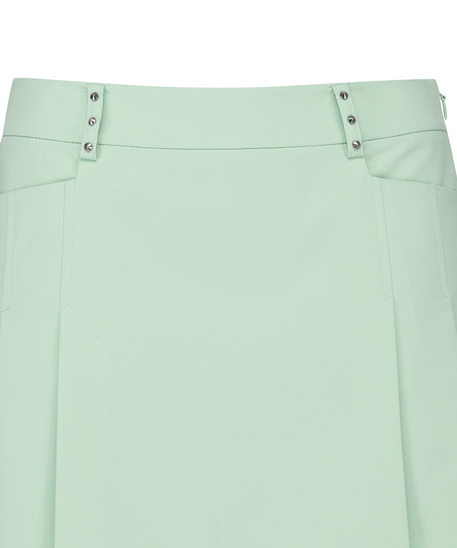 ANEW Golf Women’s Half Pleats Under Line Point Skirt – Light Green | Includes Shipping & VAT