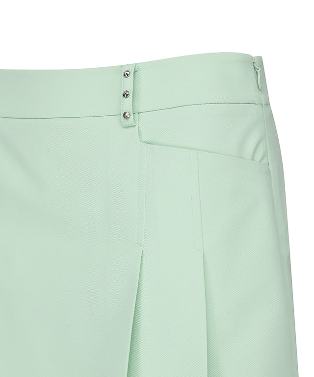 ANEW Golf Women’s Half Pleats Under Line Point Skirt – Light Green | Includes Shipping & VAT