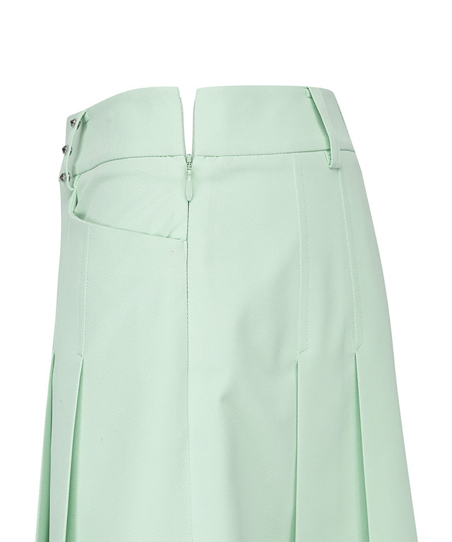 ANEW Golf Women’s Half Pleats Under Line Point Skirt – Light Green | Includes Shipping & VAT