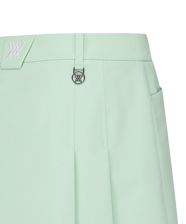 ANEW Golf Women’s Half Pleats Under Line Point Skirt – Light Green | Includes Shipping & VAT