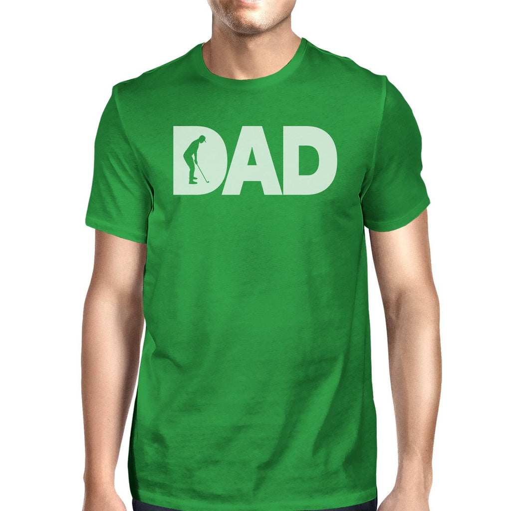 Dad Golf 1 Green Graphic T-shirt for Men – Funny Edition | Price Includes Shipping & VAT