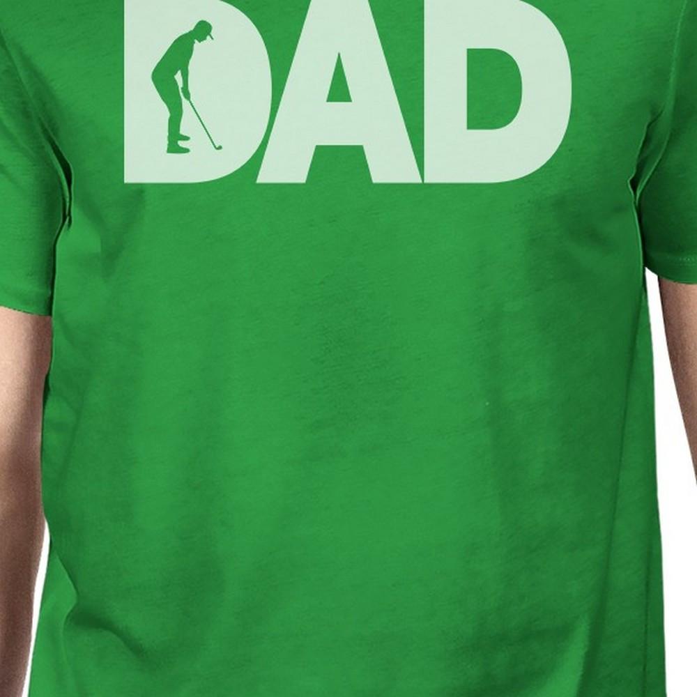 Dad Golf 1 Green Graphic T-shirt for Men – Funny Edition | Price Includes Shipping & VAT